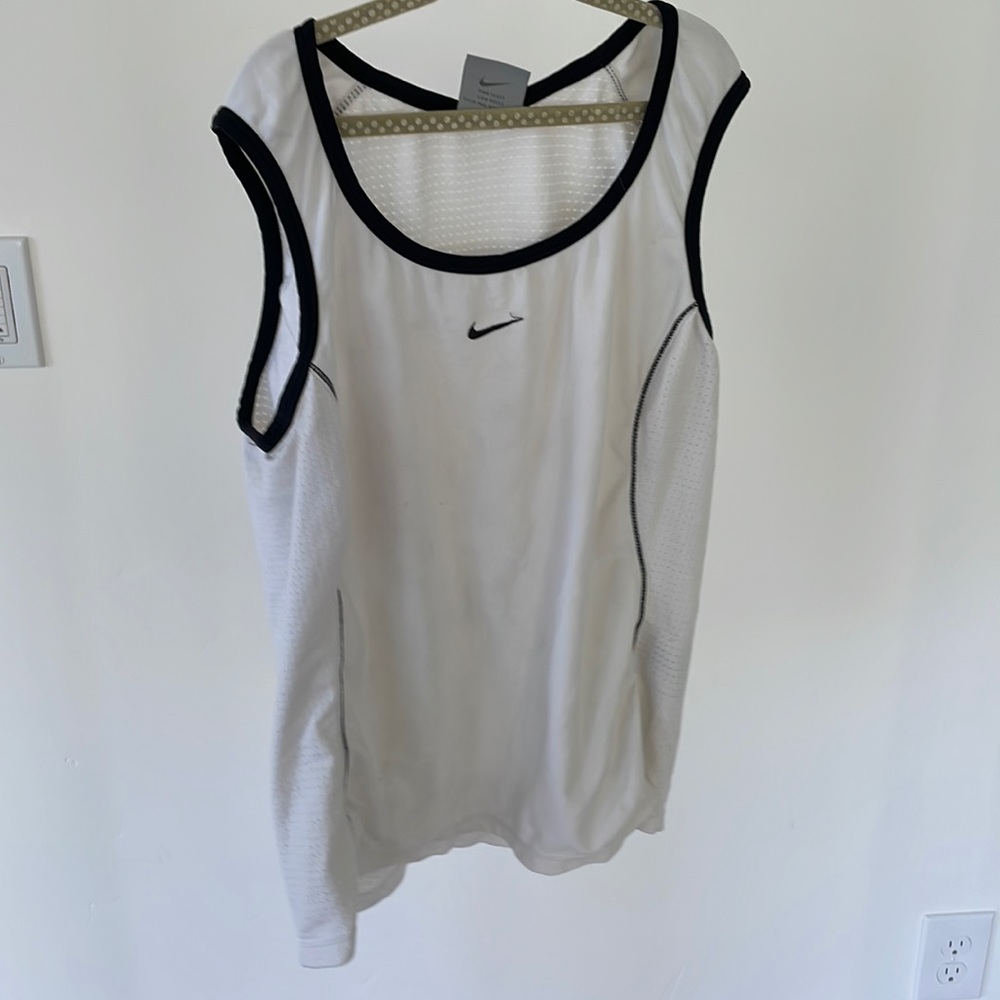 White Nike Tank Top Dri-Fit size S